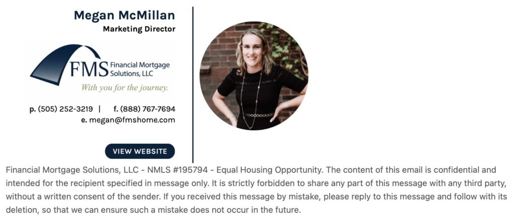 Email Signature for Loan Officers Email Signature for Loan Officers