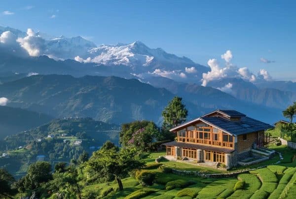 home with a good mountain view