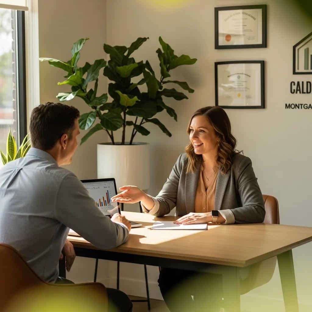 Happy client giving a thumbs up in a living room, emphasizing the importance of testimonials and social proof